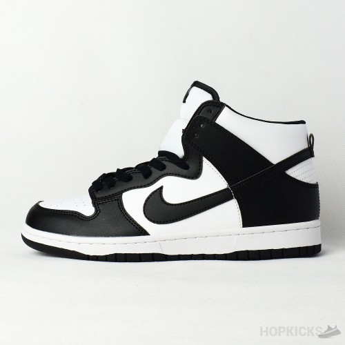 dunk high black white